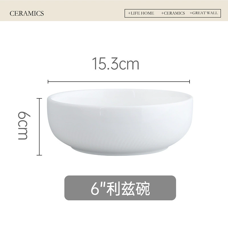 Nordic Ceramic Rice Bowl tableware view 7