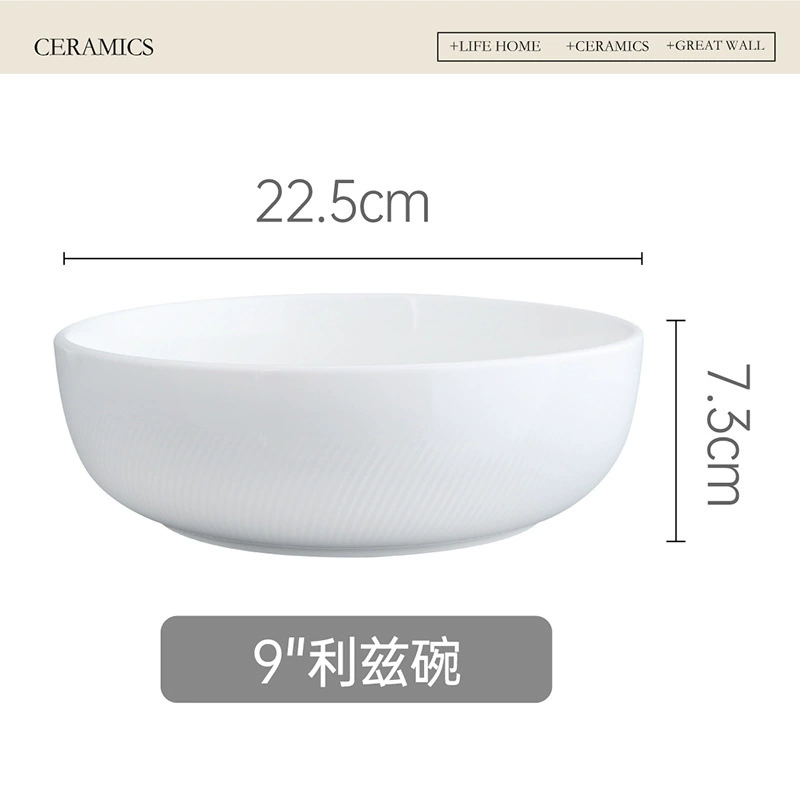 Nordic Ceramic Rice Bowl tableware view 8