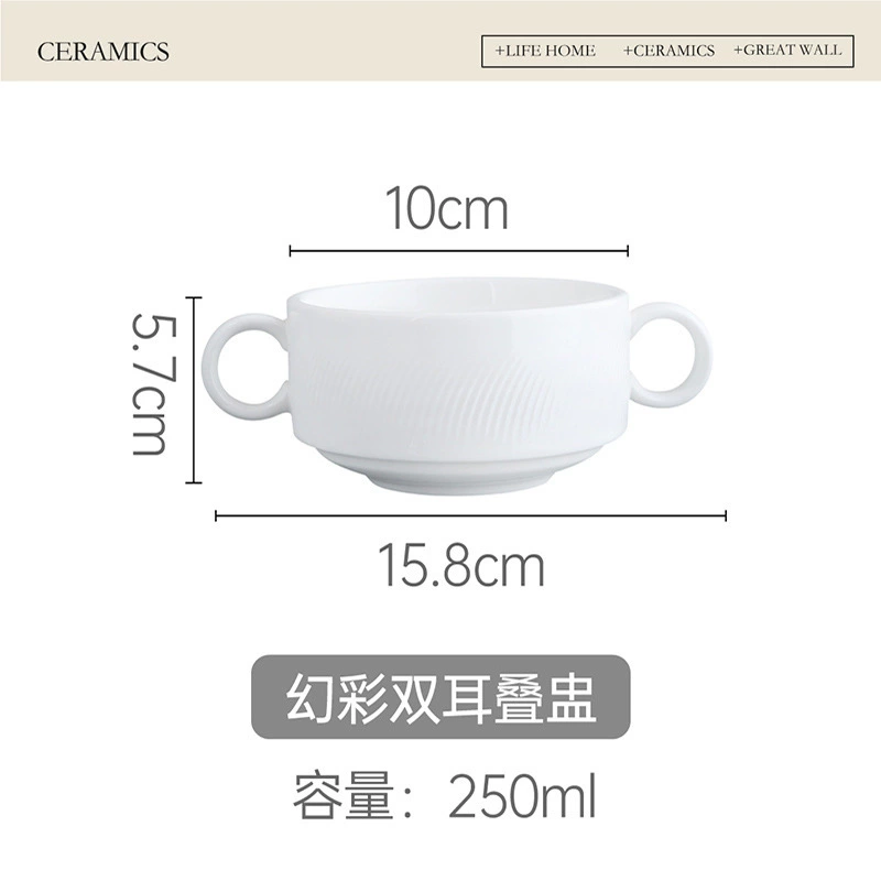 Nordic Ceramic Rice Bowl tableware view 10