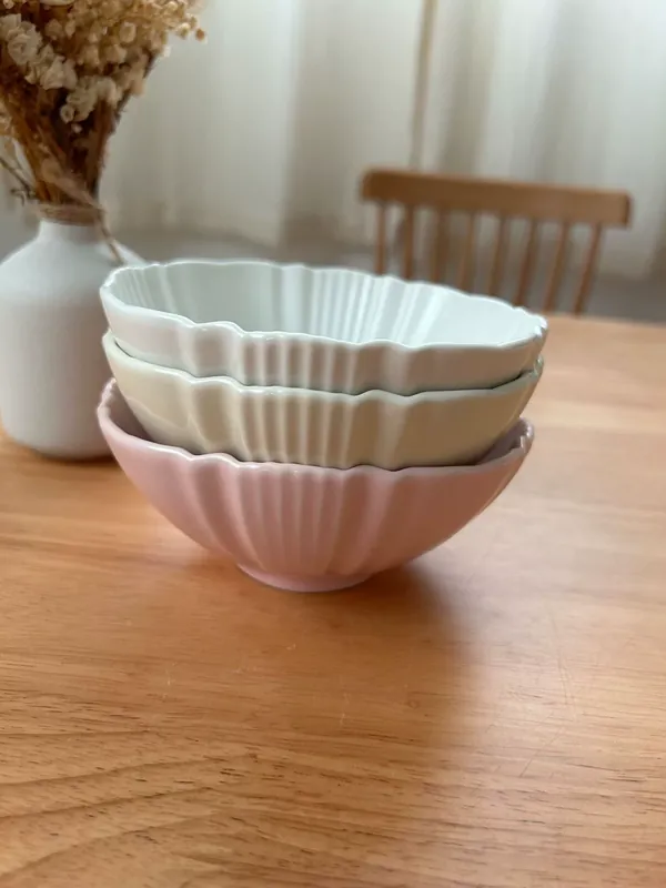 도자기 국수 볼 tableware view 2