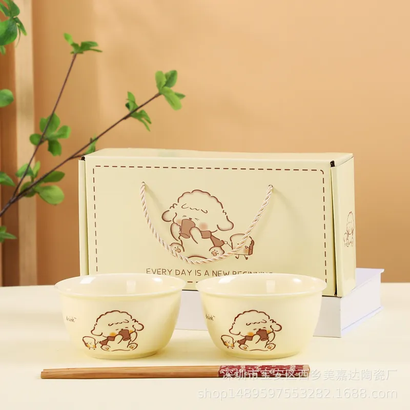 Porcelain Dinnerware Set Gift Box tableware view 2