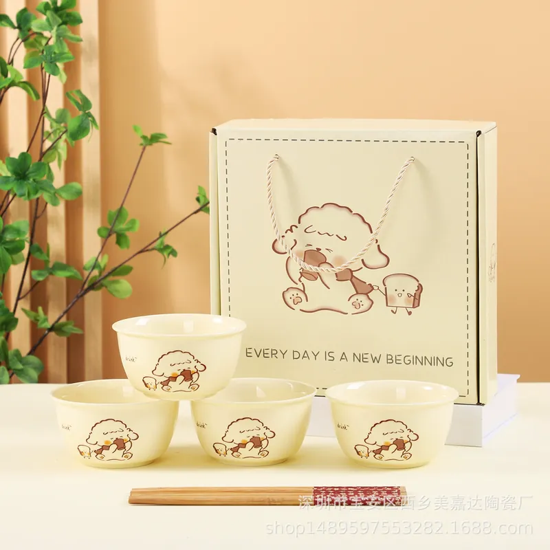 Porcelain Dinnerware Set Gift Box tableware view 3