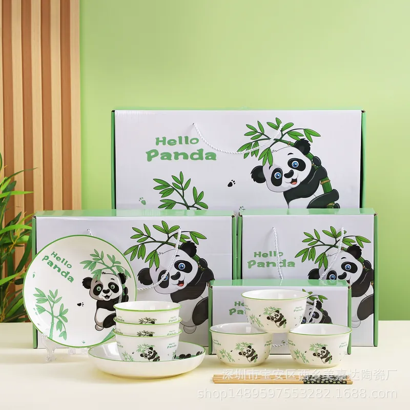 Porcelain Dinnerware Set Gift Box tableware view 6