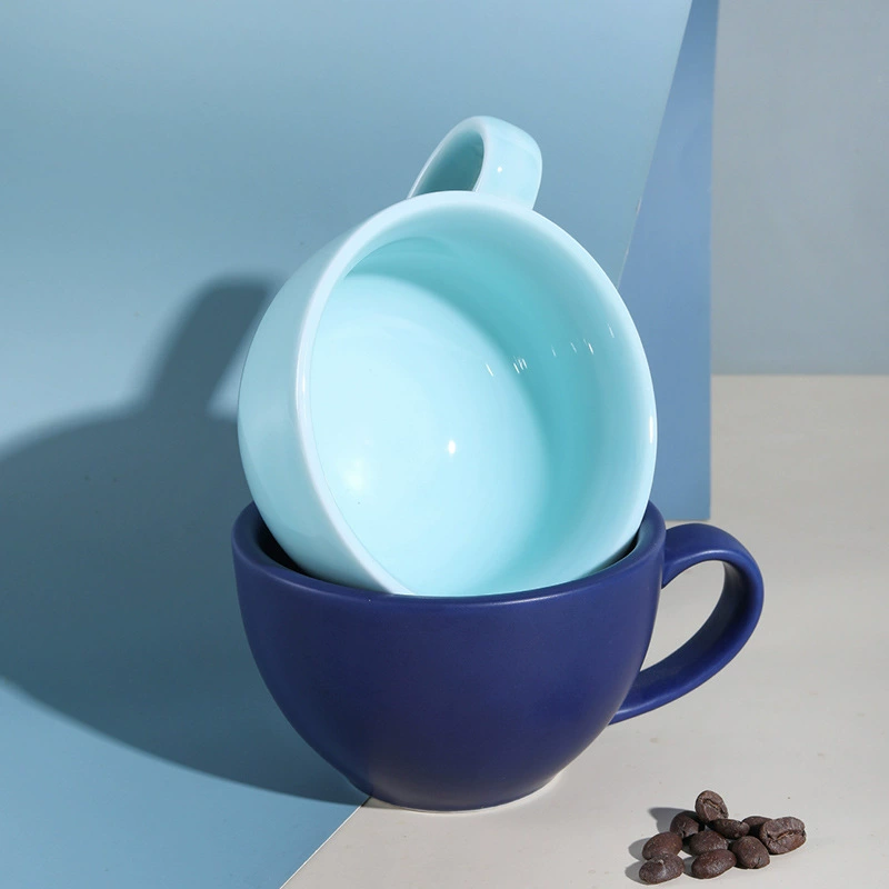 كوب سيراميك أزرق كلاين tableware view 3