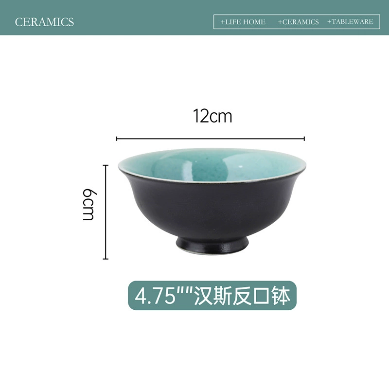 빈티지 그린 세라믹 식기 세트 tableware view 6