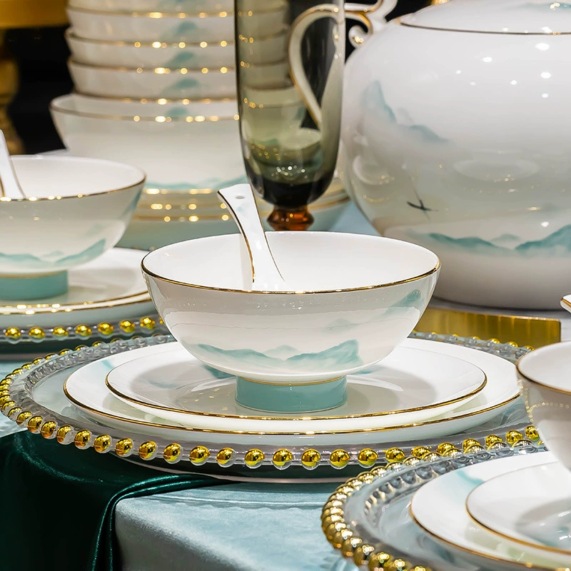 New Chinese Bone China Rice Bowl