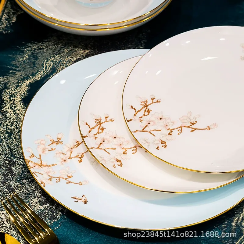 Chinese Bone China Rice Bowl tableware view 4
