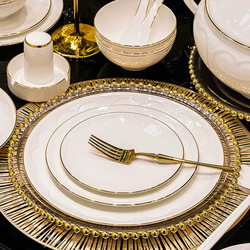 Embossed Ceramic Bowl tableware view 3