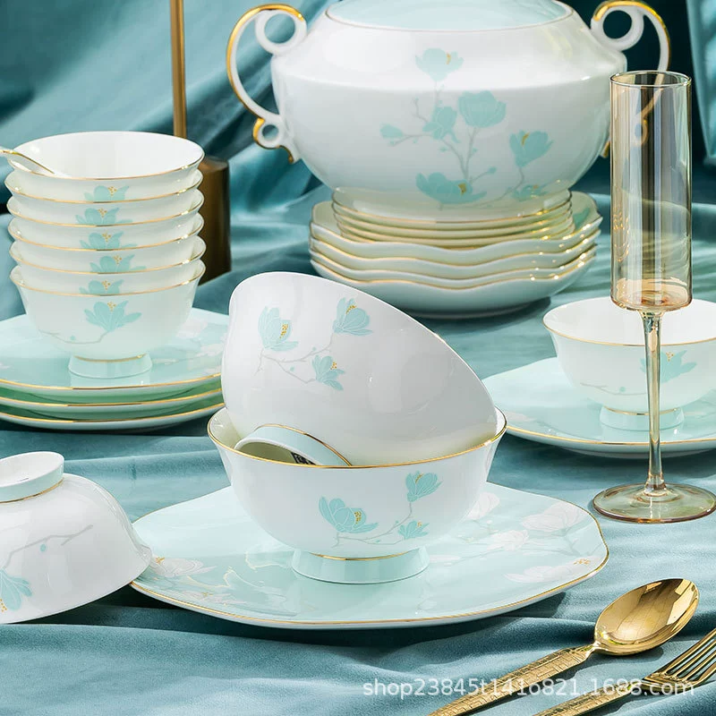 목련 본차이나 밥그릇 tableware