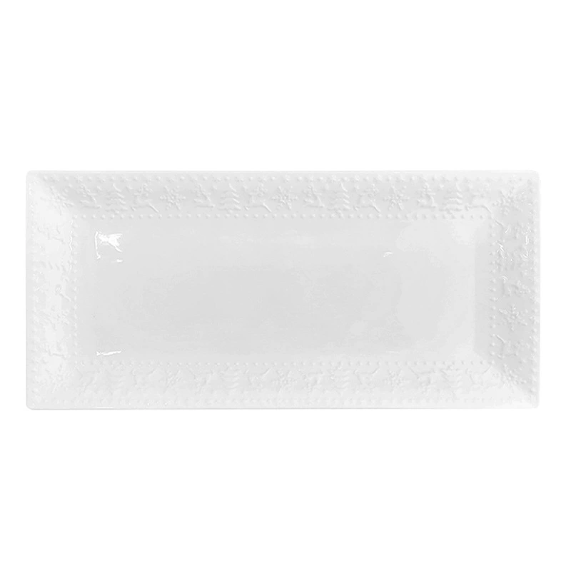 프렌치 릴리프 사각 디저트 접시 tableware view 5