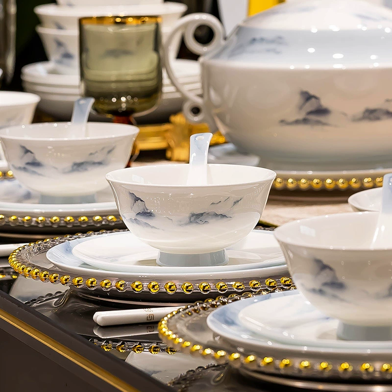 본차이나 볼 & 플레이트 세트 tableware