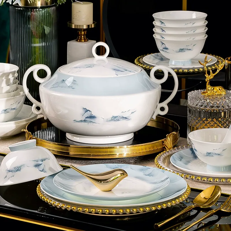본차이나 볼 & 플레이트 세트 tableware view 4