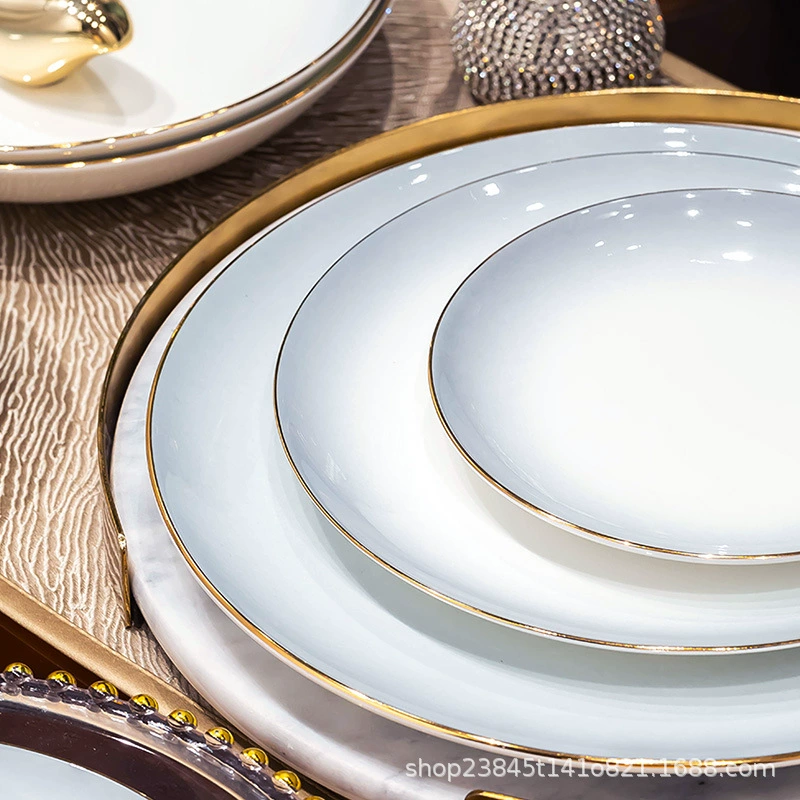 Bone China High-Footed Bowl Set tableware view 4