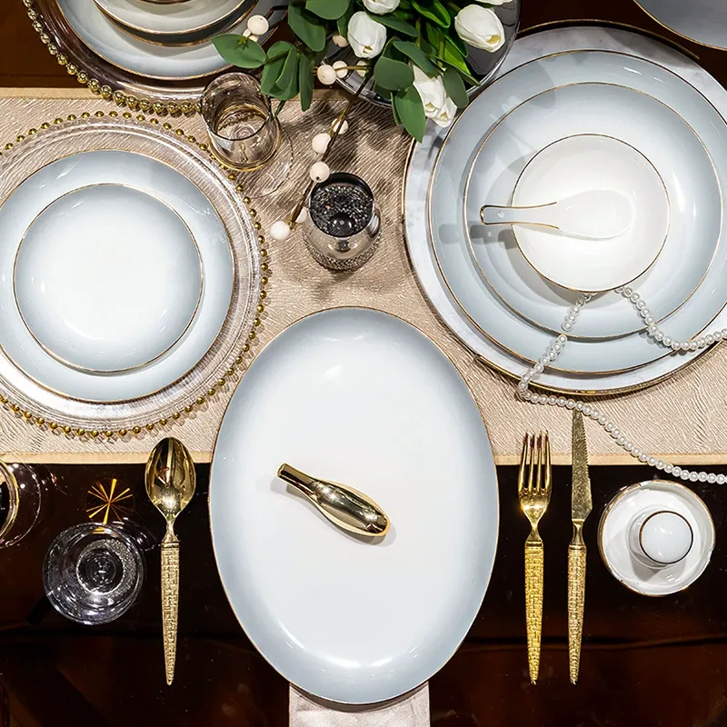 طقم أطباق من البورسلين عصري tableware view 3