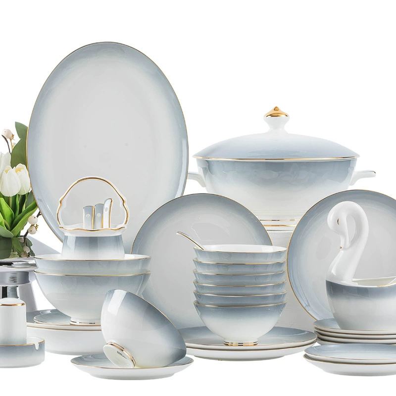 طقم أطباق من البورسلين عصري tableware view 5