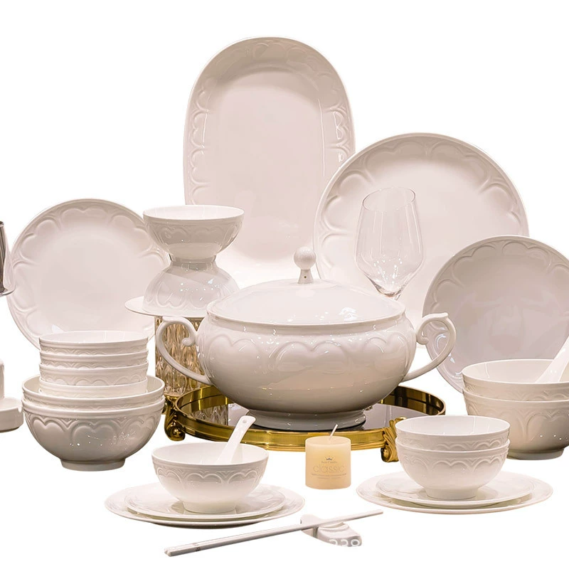 본차이나 높은 굽 그릇 tableware view 5
