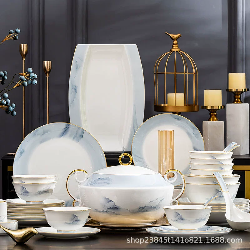 Service de vaisselle en porcelaine osseuse tableware