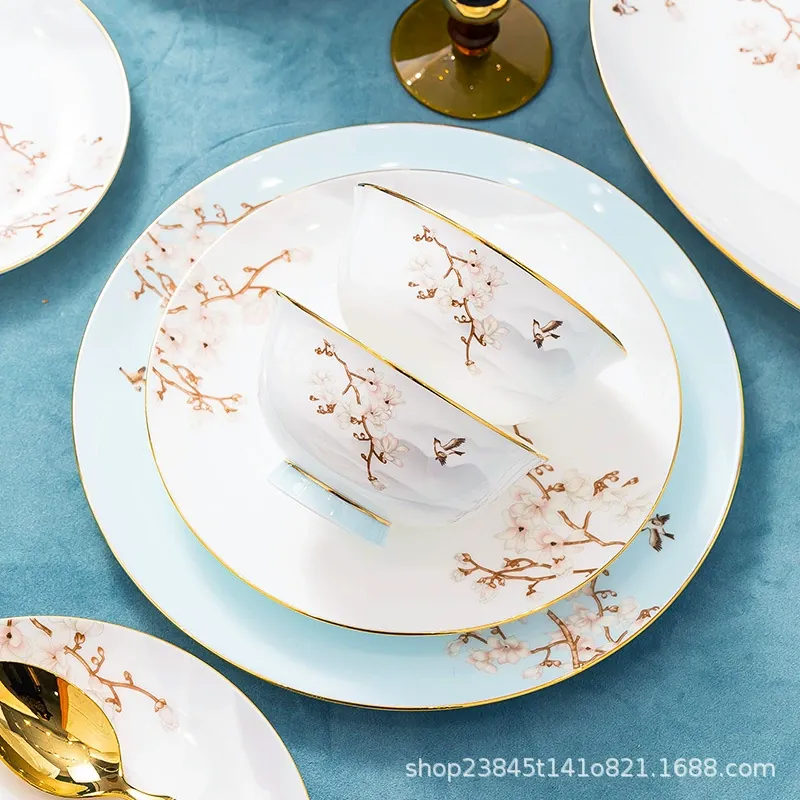 Bone China Dinnerware Set tableware view 3
