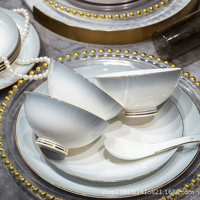 Bone China Dinnerware Set tableware view 3