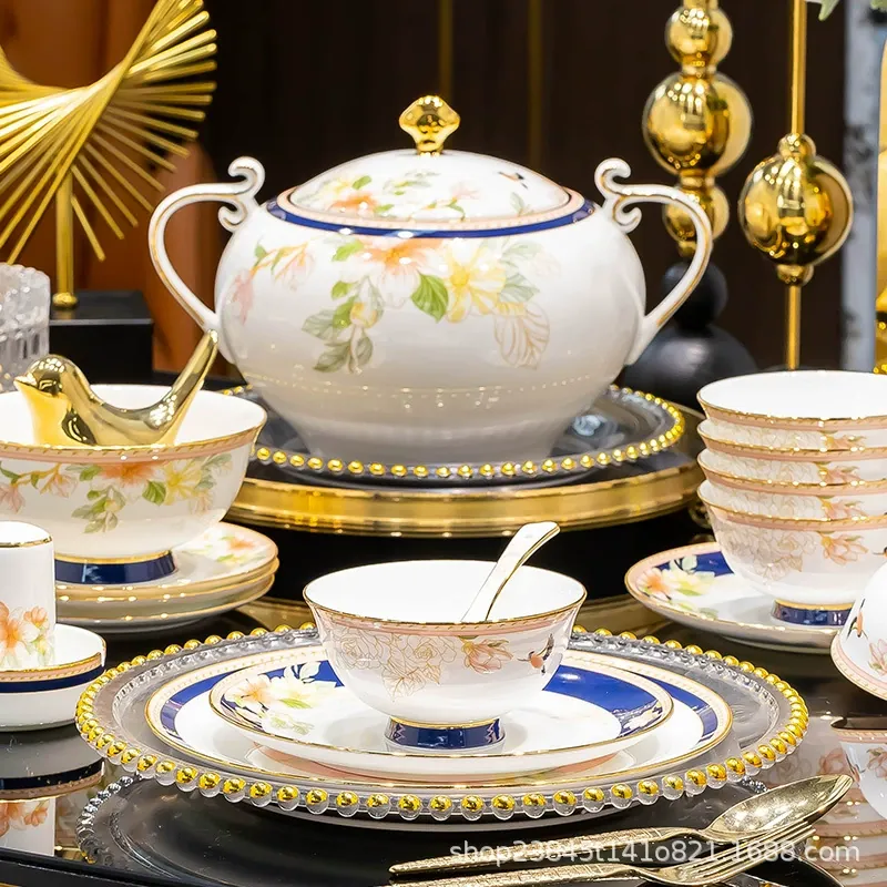 Bone China Dinnerware Set tableware view 4