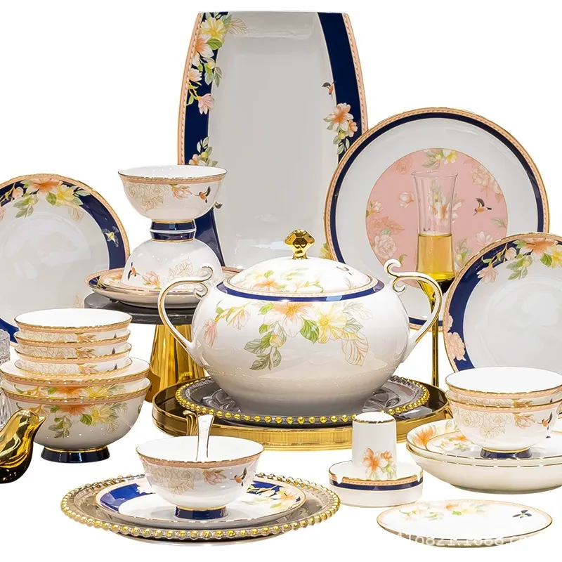 Bone China Dinnerware Set tableware view 5