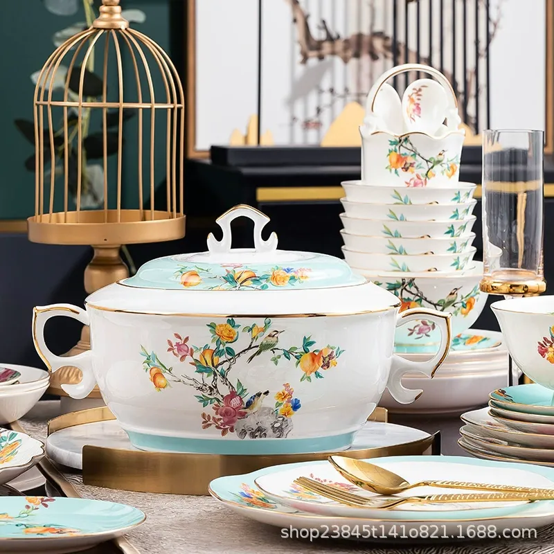 Bone China Dinnerware Set tableware view 2