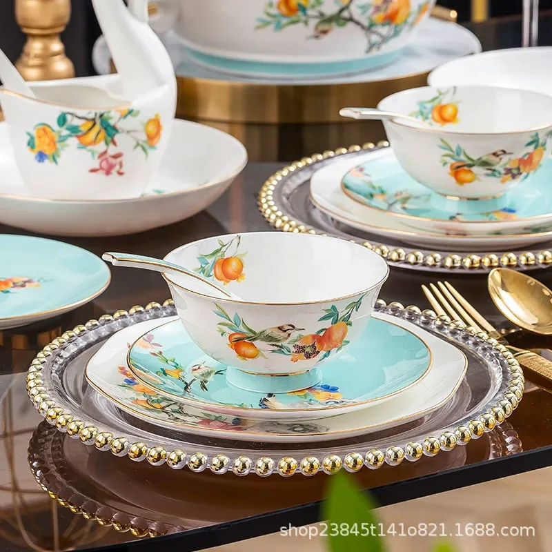 Bone China Dinnerware Set tableware view 3