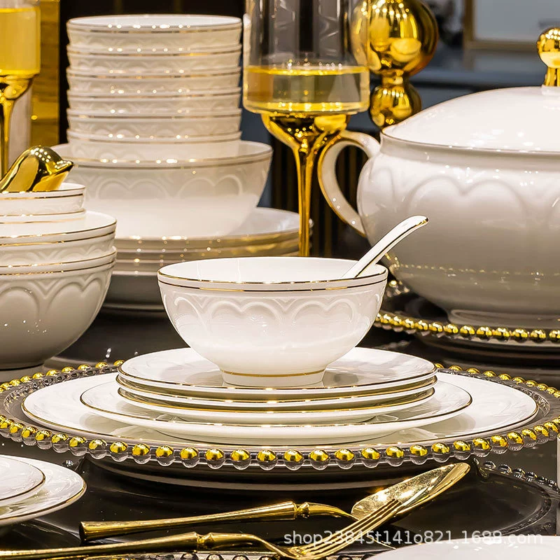 Bone China Dinnerware Set tableware view 3