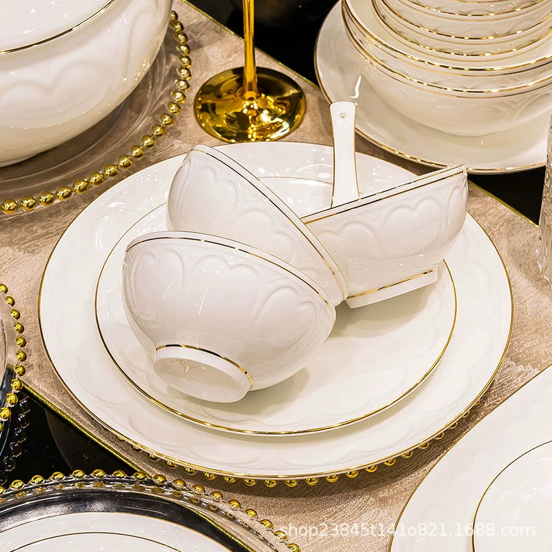Bone China Dinnerware Set tableware view 4