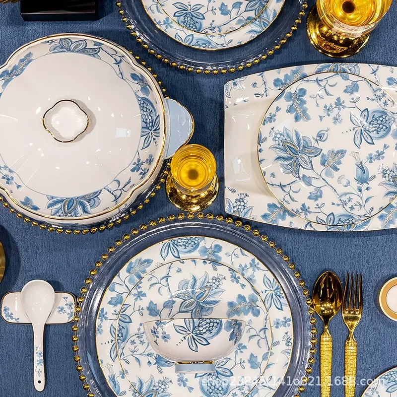Bone China Dinnerware Set tableware view 2