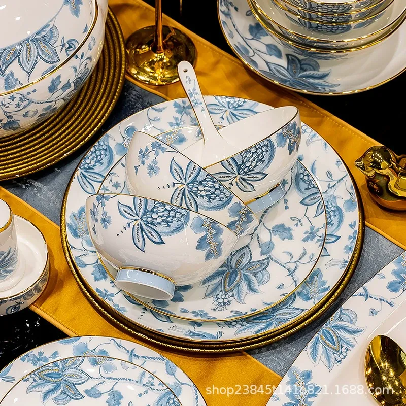 Bone China Dinnerware Set tableware view 4