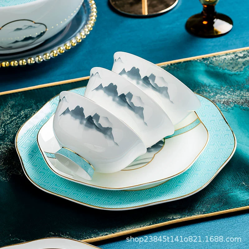 Bone China Dinnerware Set tableware view 4