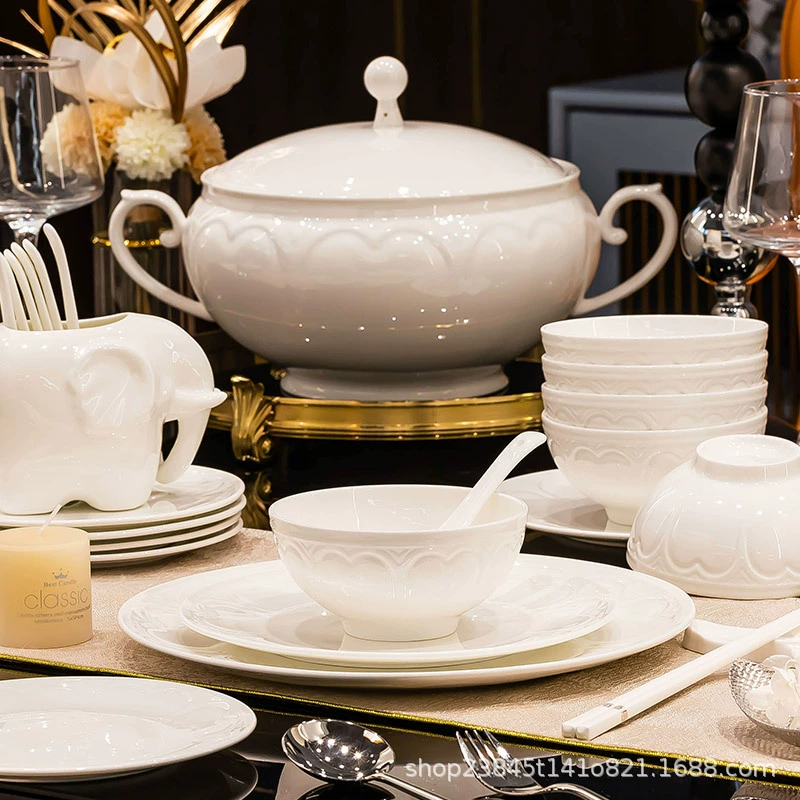 Bone China Dinnerware Set tableware view 2