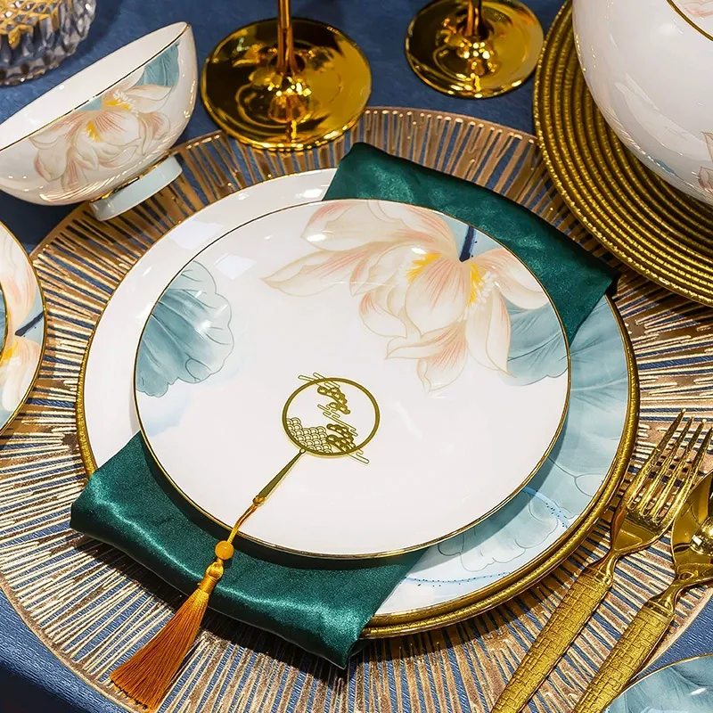 각도기 볼 포함 본차이나 식기 세트 tableware view 4
