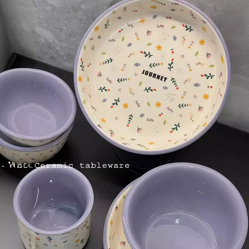 طقم أدوات مائدة من البورسلين بتصميم فرنسي tableware view 4