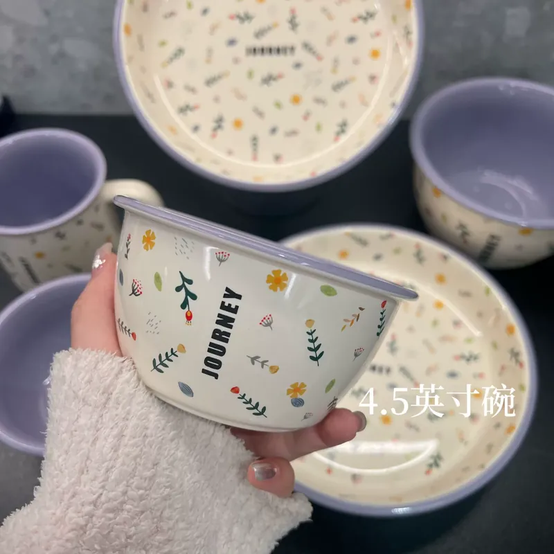 طقم أدوات مائدة من البورسلين بتصميم فرنسي tableware view 6