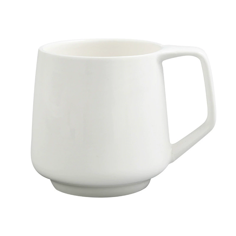 White Ceramic Cappuccino Cup tableware view 5