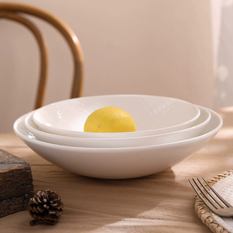 Solid Color Ceramic Pasta Plate tableware view 3