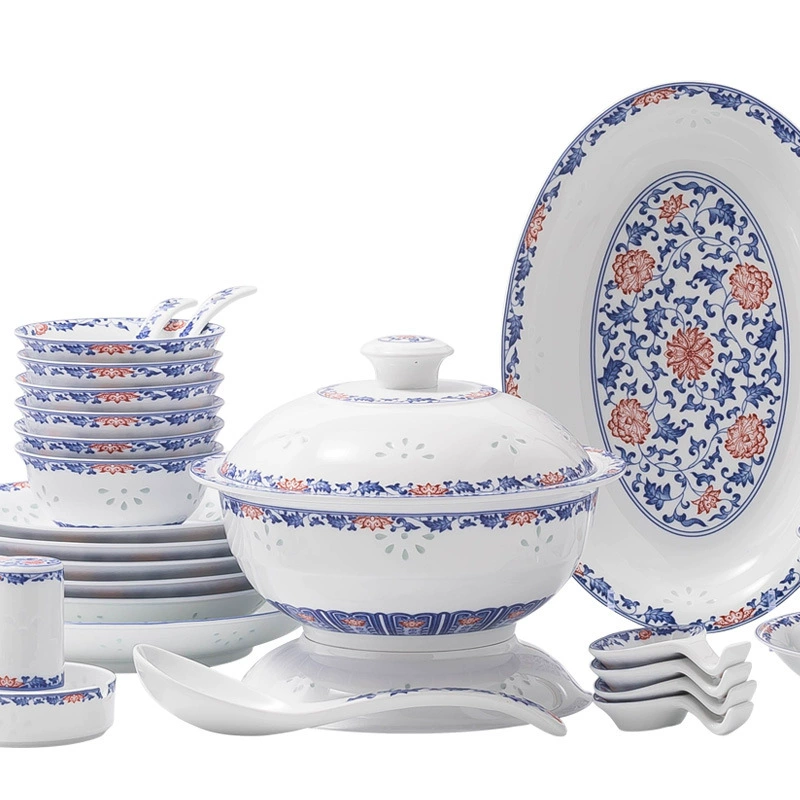 Porcelain Dinnerware Set tableware view 5