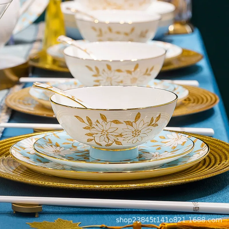 Bone China Dinnerware Set tableware view 2