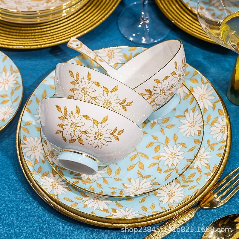Bone China Dinnerware Set tableware view 3
