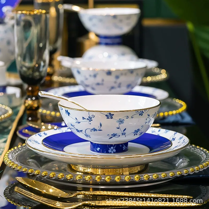 Bone China Dinnerware Set tableware view 2