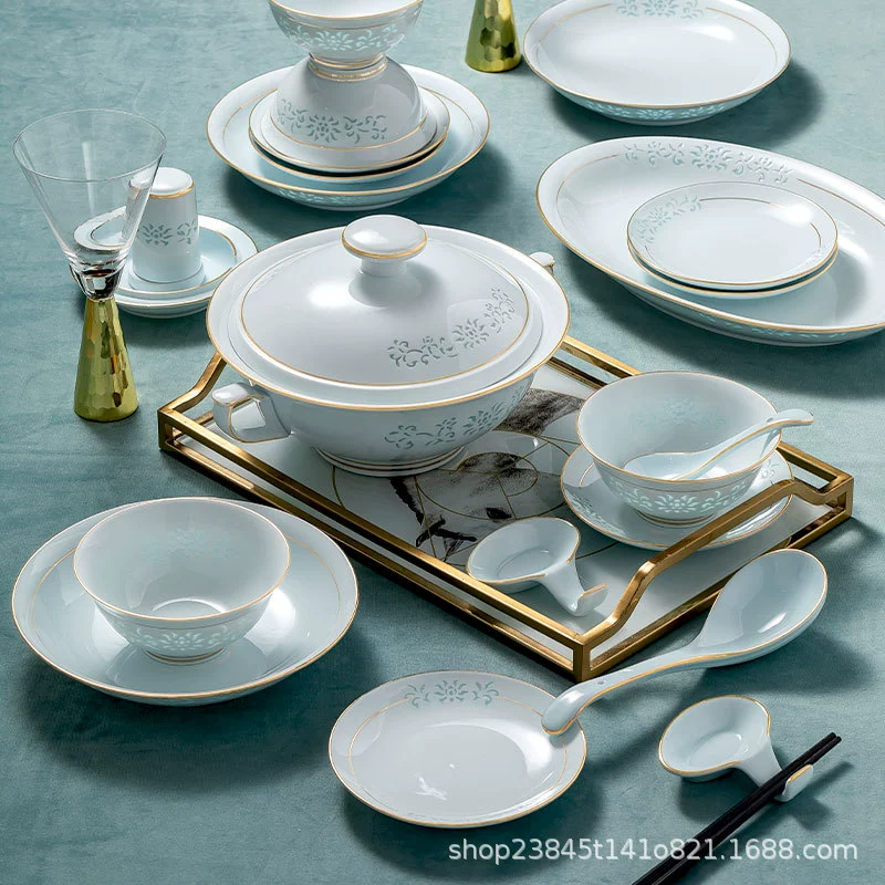Porcelain Dinnerware Set tableware view 2