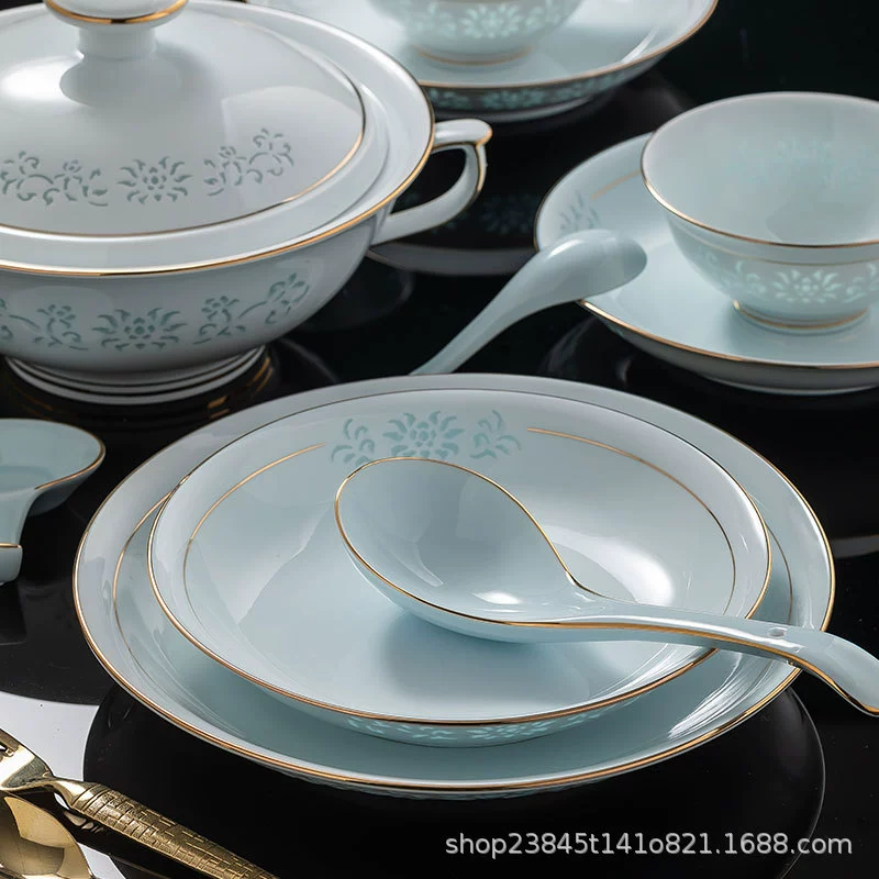 Porcelain Dinnerware Set tableware view 4