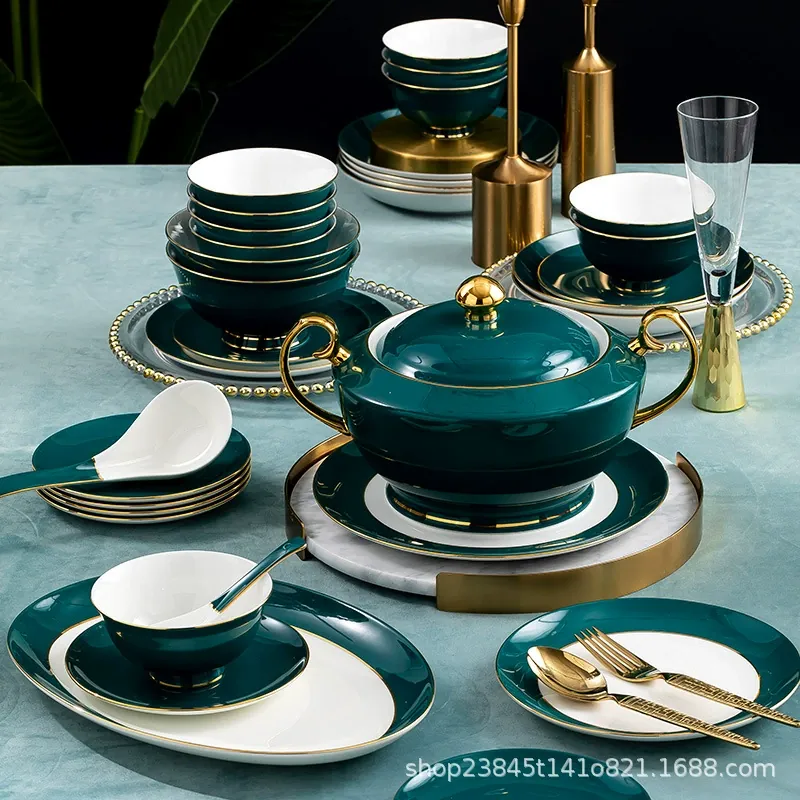 Bone China Dinnerware Set tableware view 2