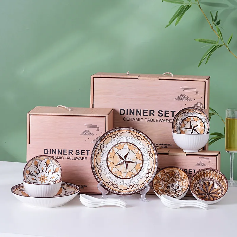 Creative Ceramic Tableware Gift Box Set