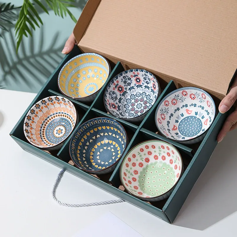 Set de vajilla de cerámica impresa tableware