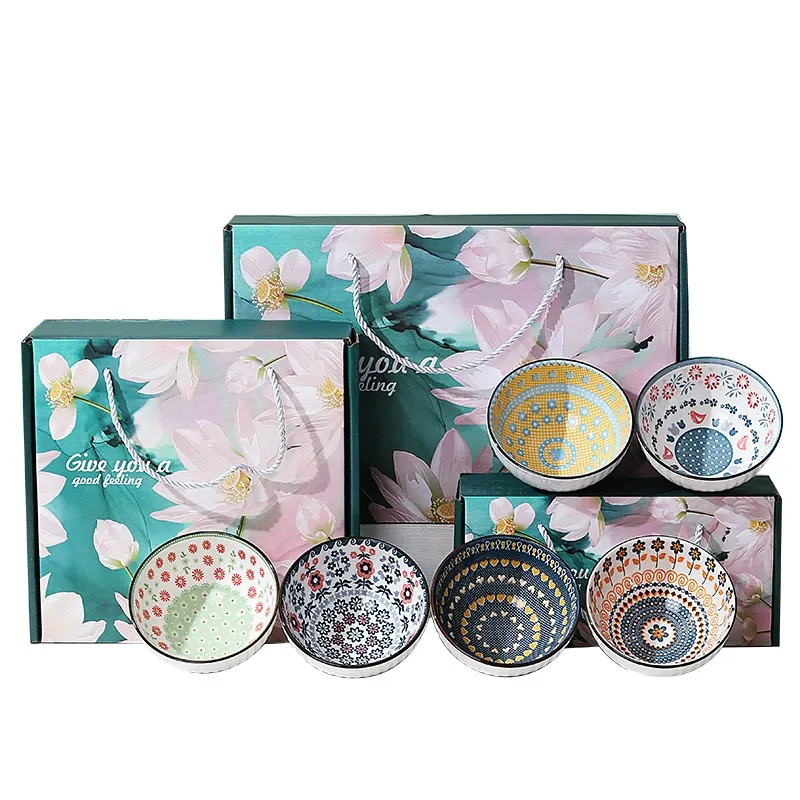 Set de vajilla de cerámica impresa tableware view 5