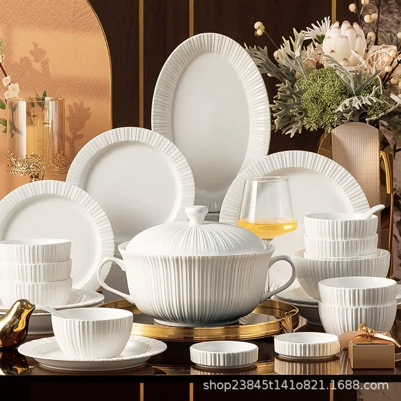 Bol de porcelana tableware view 2