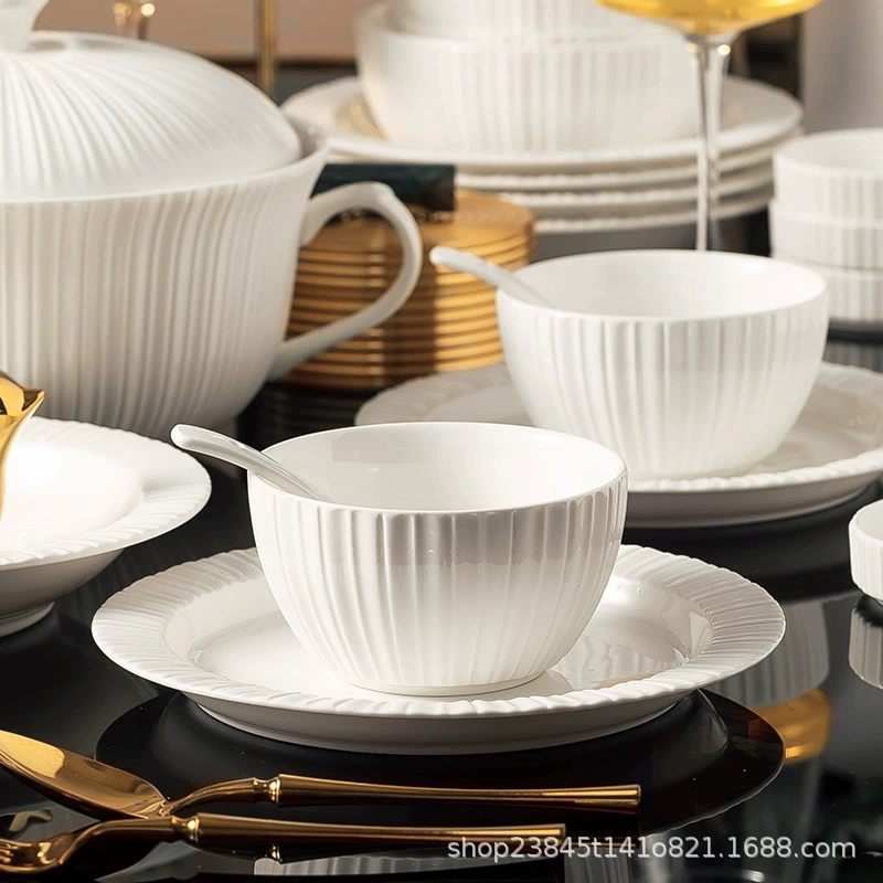 Bol de porcelana tableware view 3
